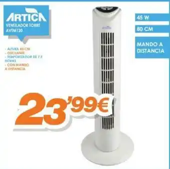 Pascual Martí Artica Ventilador Torre AVTM120 oferta