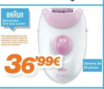 Pascual Martí Braun Depiladora 3270 Legs & Body oferta