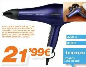 Pascual Martí Taurus Secador Fashion 3000 oferta