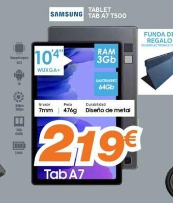 Pascual Martí Samsung Tablet Tab A7 T500 oferta