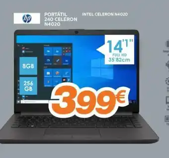 Pascual Martí HP Portatil 240 Celeron N4020 oferta