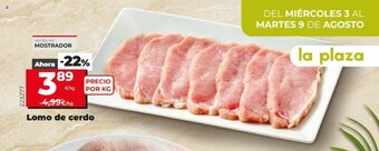 Dia Lomo de cerdo oferta