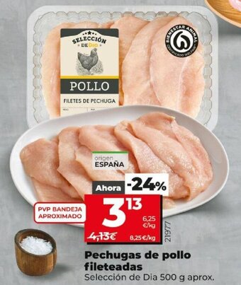 Dia Pechugas de pollo fileteadas oferta