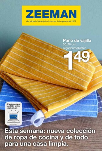 Zeeman Paño de vajilla oferta