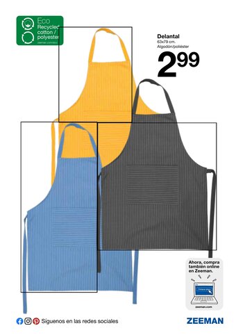 Zeeman Delantal oferta