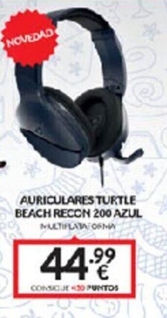 Game Auriculares turtle beach recon 200 azul oferta