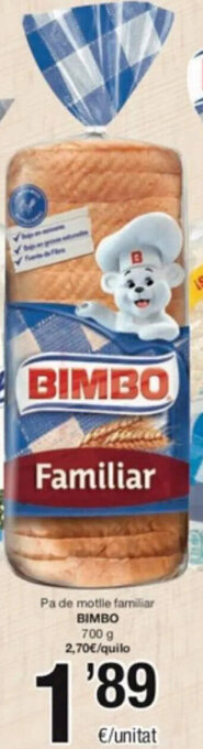 SPAR Bimbo oferta