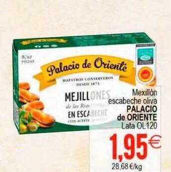 Plenus Supermercados Mexillón escabeche oliva palacio de oriente oferta