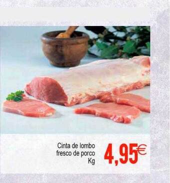 Plenus Supermercados Cinta de lombo fresco de porco kg oferta