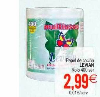 Plenus Supermercados Papel de cociña levian oferta
