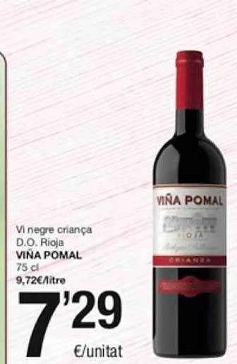 SPAR Vi negre criança d.o. rioja viña pomal oferta