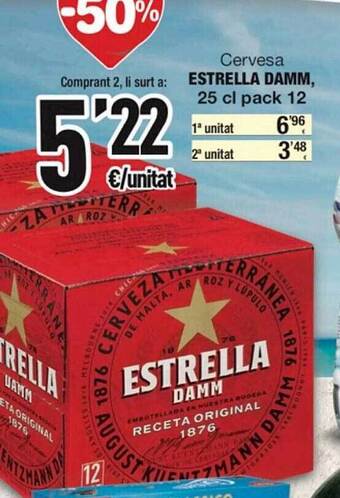 SPAR Cervesa estrella damm oferta