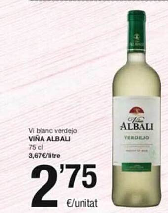 SPAR Vi blanc verdejo viña albali oferta