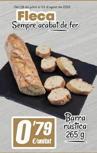 SPAR Barra rústica oferta
