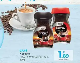SPAR Café nescafé natural o descafeinado oferta