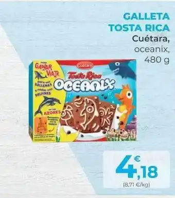 SPAR Galleta tosta rica cuétara oceanix oferta