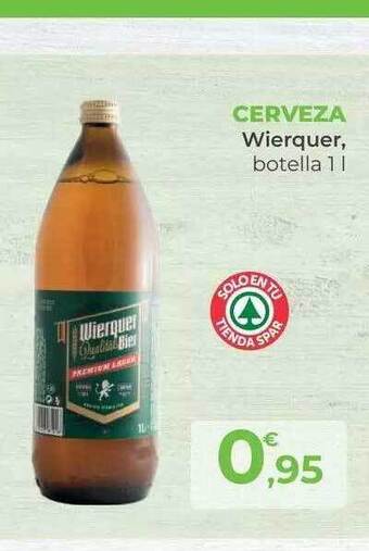 SPAR Cerveza wierquer oferta