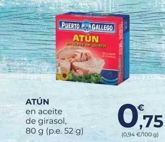 SPAR Atún en aceite de girasol oferta