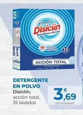 SPAR Detergente en polvo disiclin acción total oferta
