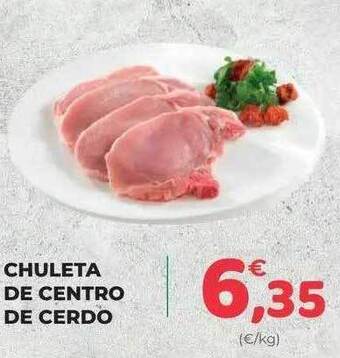 SPAR Chuleta de centro de cerdo oferta