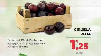 SPAR Ciruela roja oferta