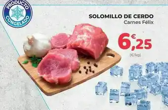 SPAR Solomillo de cerdo carnes félix oferta