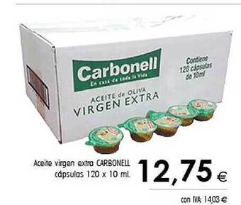 Cash Ifa Aceite virgen extra carbonell cápsulas oferta