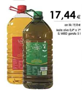 Cash Ifa Aceite oliva 0.4° o 1° el vareo garrafa oferta