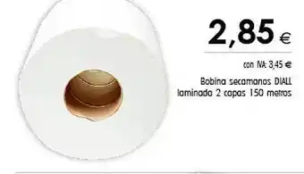 Cash Ifa Bobina secamanos diall laminado 2 capos 150 metros oferta