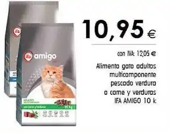 Cash Ifa Alimento gato adultos multicampanente pescado verdura o carne y verduras ifa amigo oferta