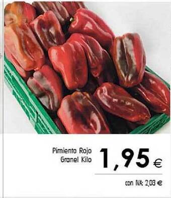 Cash Ifa Pimiento rojo granel kilo oferta