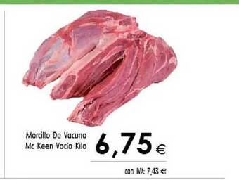 Cash Ifa Morcillo de vacuno mc keen vacío kilo oferta