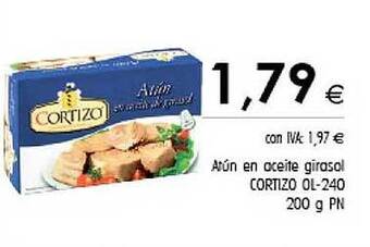 Cash Ifa Atún en aceite girasol cortizo ol-240 oferta