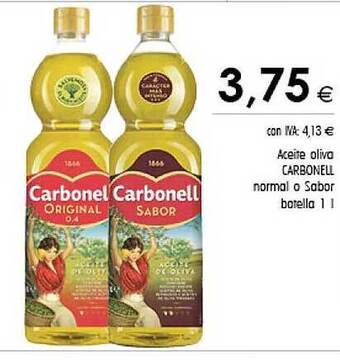 Cash Ifa Aceite oliva carbonell normal o sabor botella oferta