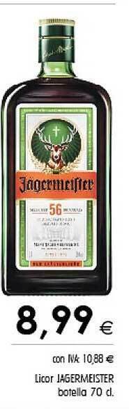 Cash Ifa Licor jagermeister botella oferta