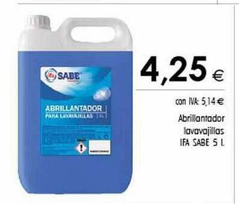 Cash Ifa Abrillantador lavavajilla ifa sabe oferta
