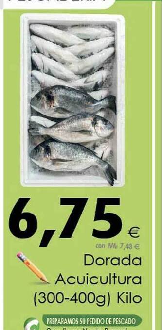 Cash Ifa Dorada acuicultura kilo oferta