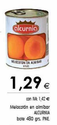 Cash Ifa Melocotón en almíbar alcurnia bote oferta