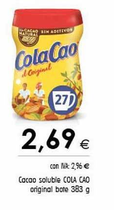 Cash Ifa Cacao soluble cola cao original bote oferta