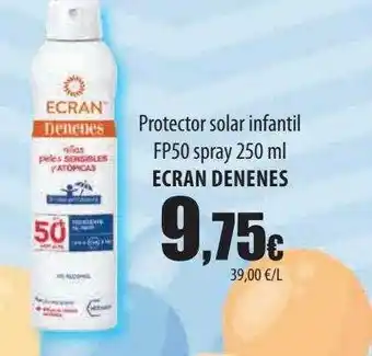 Spar Tenerife Protector solar infantil pf50 spray ecran denenes oferta