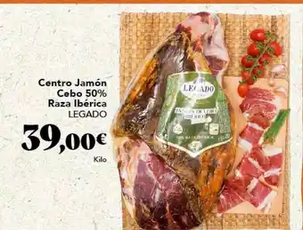 Gadis Centro Jamón Cebo 50% Raza Ibérico Legado oferta