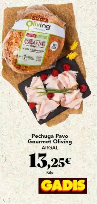 Gadis Pechuga Pavo Gourmet Oliving Argal oferta