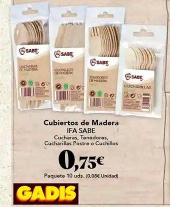 Gadis Cubiertos De Madera Ifa Sabe oferta