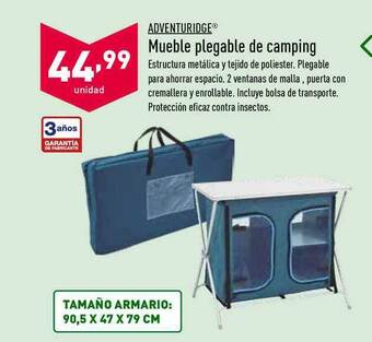 ALDI Adventuridge Mueble Pledgable De Camping oferta