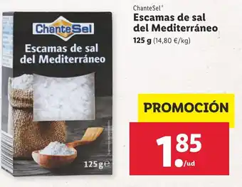 Lidl Escamas de sal del Mediterráneo 125g oferta