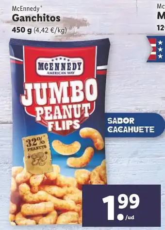 Lidl McEnnedy Ganchitos 450g oferta