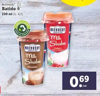 Lidl McEnnedy Batido 230ml oferta