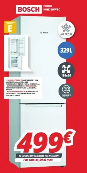 Mi electro Bosch Combi KGN36NWEC oferta