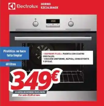 Mi electro Electrolux Horno EZC2430AOX oferta