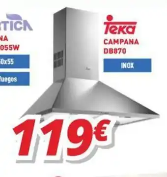 Mi electro Teka Campana DB870 oferta